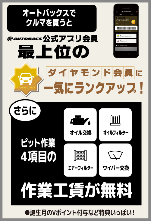 車検も乗換えもオートバックスで相談できます！